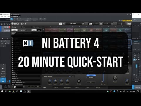 Get Started In Native Instruments Battery 4 In [ALMOST] 20 Minutes!