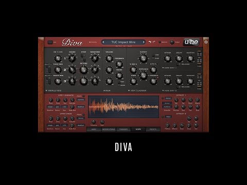 Diva • u-he • 25 Selected Factory Presets • Synthwave VST • No Talking • Diva Sounds Patches Demo