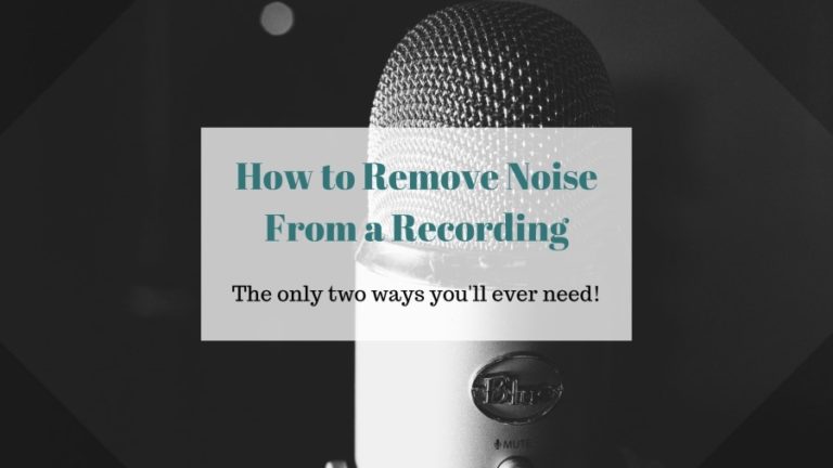 How To REMOVE Background Noise From Audio For Free - The Home Recordings