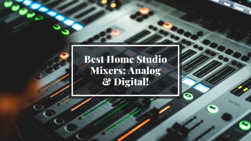 Flad mosaik typisk 10+ Best USB Mixers for your Home Studio; Analog & Digital! - The Home  Recordings
