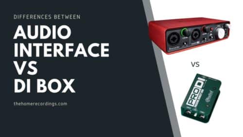 Audio Interface vs DI Box; Which one should you use? - THR